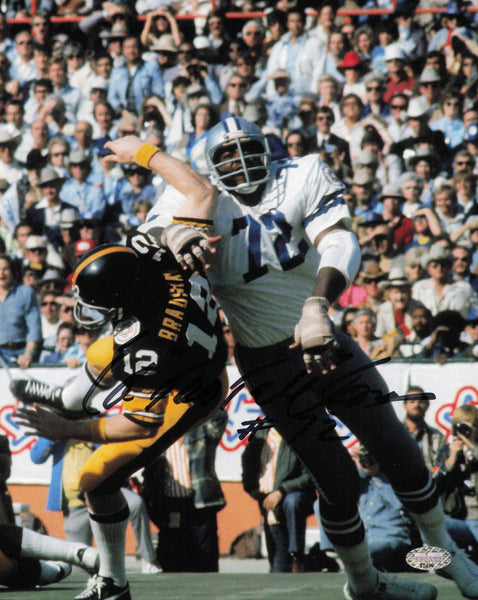 Ed "Too Tall" Jones Autographed Signed 8x10 Photo Dallas Cowboys MCS Holo #87480