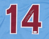 Pete Rose Signed Philadelphia Phillies Jersey (JSA) 1980 World Series Champion