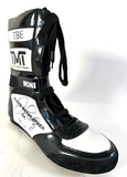 Floyd Mayweather Jr. Autographed/Inscribed "50-0" The Money Team Shoe BAS COA