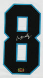 Wesley Walls Signed Carolina Custom White Jersey