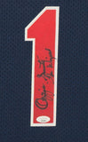 FRAMED ST LOUIS CARDINALS OZZIE SMITH AUTOGRAPHED INSCRIBED JERSEY JSA COA