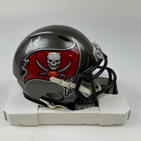 Autographed/Signed Simeon Rice Buccaneers Mini Helmet Beckett BAS COA