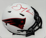Patriots JULIAN EDELMAN Signed Riddell LUNAR Speed Mini Helmet AUTO - JSA