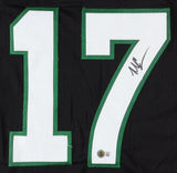 Malachi Corley Signed New York Jets Jersey (Beckett) N.Y. 2024 3rd Round Pick WR