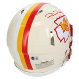 Patrick Mahomes Autographed Kansas City Chiefs RETRO Authentic Helmet Beckett