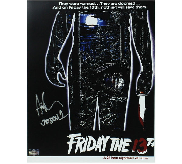 Ari Lehman Signed Friday the 13th Unframed 11x14 Silhouette Photo- Insc
