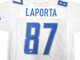 Detroit Lions Sam LaPorta Autographed Signed White Jersey Beckett Wit