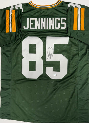 GREG JENNINGS Packers Signed Custom Replica Green Jersey AUTO - BAS