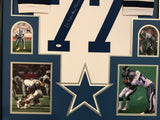 FRAMED JIM JEFFCOAT AUTOGRAPHED SIGNED INSCRIBED DALLAS COWBOYS JERSEY JSA COA