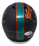 Ricky Williams Signed Dolphins Rivalries Mini Speed Helmet Smoke Weed JSA QR