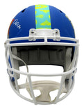 DeVonta Smith Eagles Signed Full Size SB LIX Logo Replica Helmet Beckett 13382