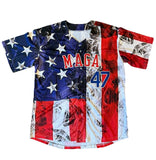 Robert O'Neill Signed Donald Trump Jersey Inscribed "Never Quit!"(PSA) Navy Seal