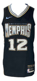 Ja Morant Signed Memphis Grizzlies Black Nike Swingman LG Jersey BAS