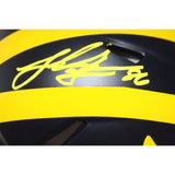 Luke Schoonmaker Signed Michigan Wolverines Mini Helmet Beckett 42739