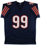 Dan Hampton "HOF 02" Authentic Signed Navy Blue Pro Style Jersey BAS Witnessed