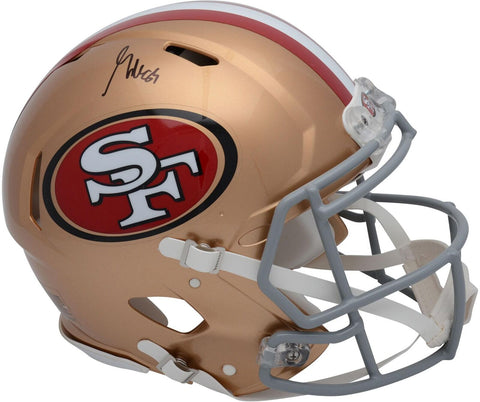 George Kittle San Francisco 49ers Autographed Riddell Speed Authentic Helmet