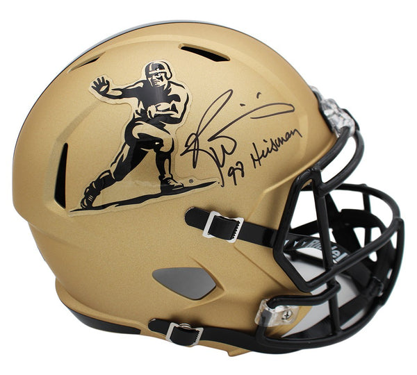 Ricky Williams Signed Heisman Speed Full Size NCAA Helmet with "98 Heisman"