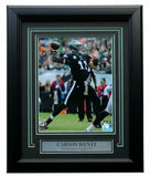 Carson Wentz Framed Philadelphia Eagles 8x10 Passing Photo