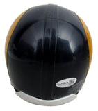 Tom Mack HOF Signed/Inscribed LA Rams Mini Football Helmet JSA 213127