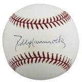 D-Backs Robby Hammock Authentic Signed OML Baseball Autographed BAS #BV01112