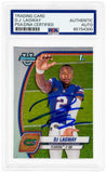DJ Lagway Signed 2024 Bowman Chrome Refractor Football Trading Card #63 -PSA/DNA