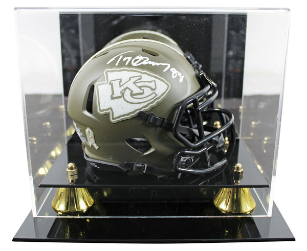 Chiefs Tony Gonzalez Authentic Signed STS Speed Mini Helmet W/ Case BAS Witness