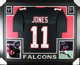 JULIO JONES (Falcons black SKYLINE) Signed Autograph Framed Jersey Beckett
