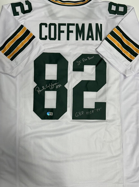 PAUL COFFMAN Signed Custom Replica White Jersey AUTO w/ Accolades - JSA