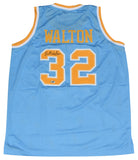 BILL WALTON AUTOGRAPHED UCLA BRUINS #32 BLUE BASKETBALL JERSEY COA