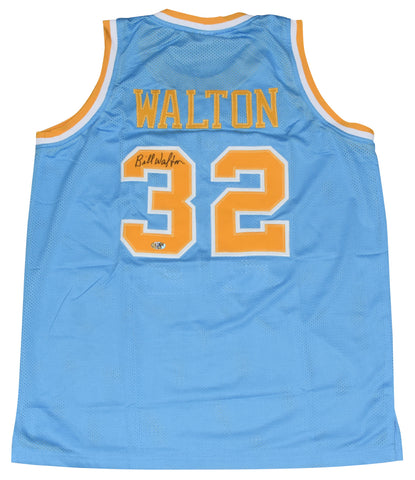 BILL WALTON AUTOGRAPHED UCLA BRUINS #32 BLUE BASKETBALL JERSEY COA