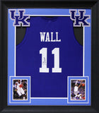 Kentucky John Wall Authentic Signed Blue Pro Style Framed Jersey JSA Witness