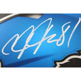 Calvin Johnson Autographed Detroit Lions Authentic 24 Alt Helmet Beckett W 51786