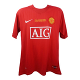 Paul Scholes Signed Manchester Utd 08 UCL Final Jersey #18 with Beckett Witness