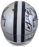 Cowboys Larry Brown "SB XXX MVP" Authentic Signed Speed Mini Helmet BAS Witness