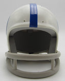 Lenny Moore HOF Signed/Inscribed Colts Mini Football Helmet JSA 213512