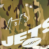 Aaron Rodgers New York Jets Signed Riddell Camo Speed Authentic Helmet