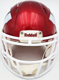 Russell Wilson Auto Wisconsin Badgers Flash Red Speed Mini Helmet Fanatics Holo