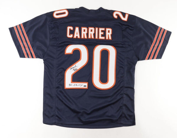 Mark Carrier Signed Chicago Bears Jersey (Schwartz Sports) 3xPro Bowl Safety
