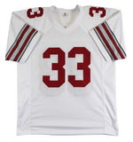 Ohio State Jack Sawyer Authentic Signed White Pro Style Jersey BAS Witnessed