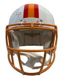 TOM BRADY Autographed Buccaneers Throwback Speed Authentic Helmet FANATICS