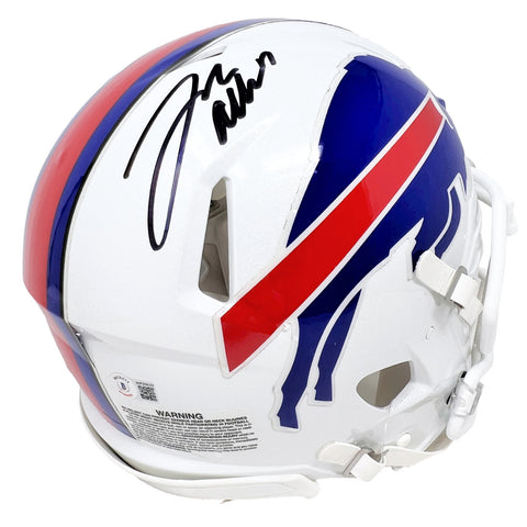 Josh Allen Buffalo Bills Signed Riddell Speed Authentic Helmet BAS Beckett