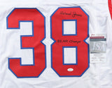 Roland James Signed New England Patriots Jersey "85 AFC Champs" (JSA COA) R.B.