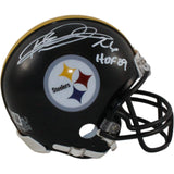 Rod Woodson Autographed Pittsburgh Steelers VSR4 Mini Helmet HOF Beckett W 55061