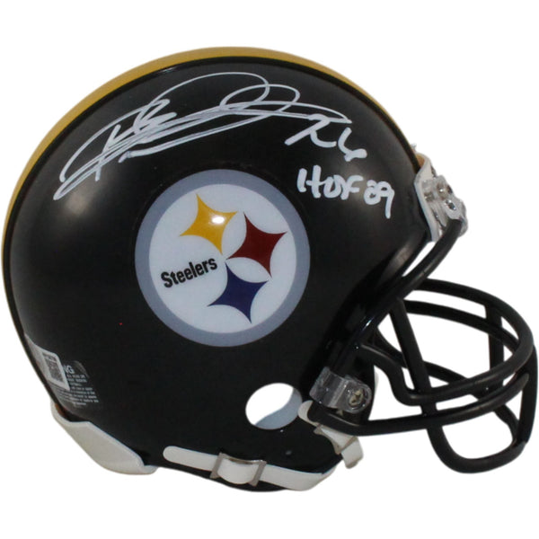 Rod Woodson Autographed Pittsburgh Steelers VSR4 Mini Helmet HOF Beckett W 55061