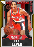 Lafayette Fat Lever Signed Portland Trail Blazers Jersey (JSA COA) 2xAll Star PG