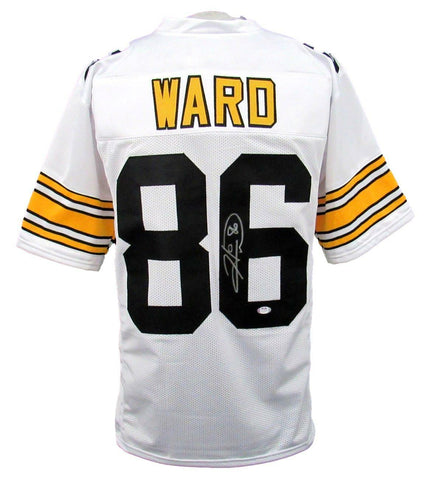 Hines Ward Signed/Autographed Steelers White Custom Jersey PSA/DNA 164816