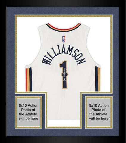 Framed Zion Williamson New Orleans Pelicans Signed Mixtape Authentic Jersey