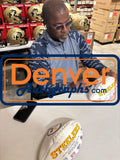 Kordell Stewart Signed Pittsburgh Steelers Logo Football Slash Beckett 52789
