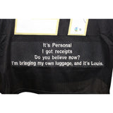 Deion Sanders Autographed/Signed College Style Black Stat Jersey Beckett 42775