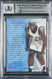 Magic Shaquille O'Neal Signed 1995 Metal Steel Towers #7 Card Auto 10 BAS Slab 2